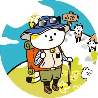 画像：すごろくでポイント。山登り猫みね子さんの山めぐりすごろく