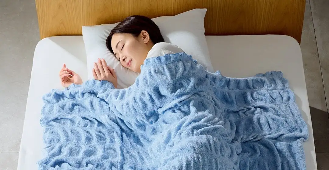 画像：クールコットンケット。タオルケット