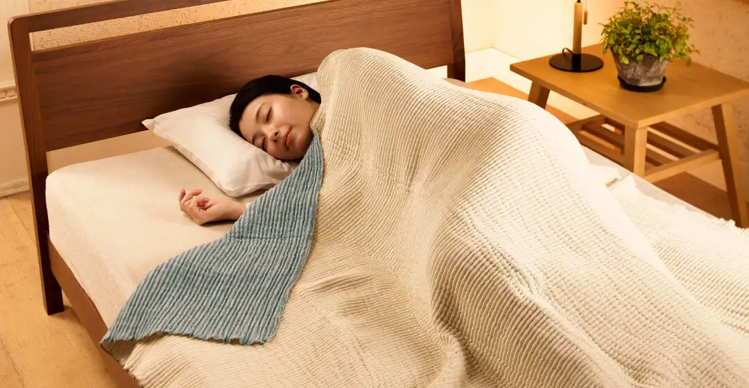画像：フジヒート発熱コットンケット