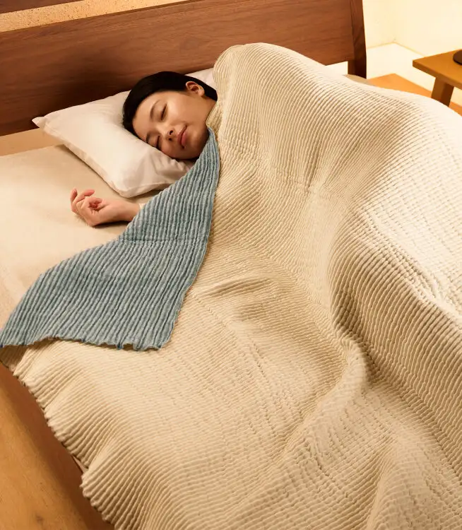 画像：フジヒート発熱コットンケット