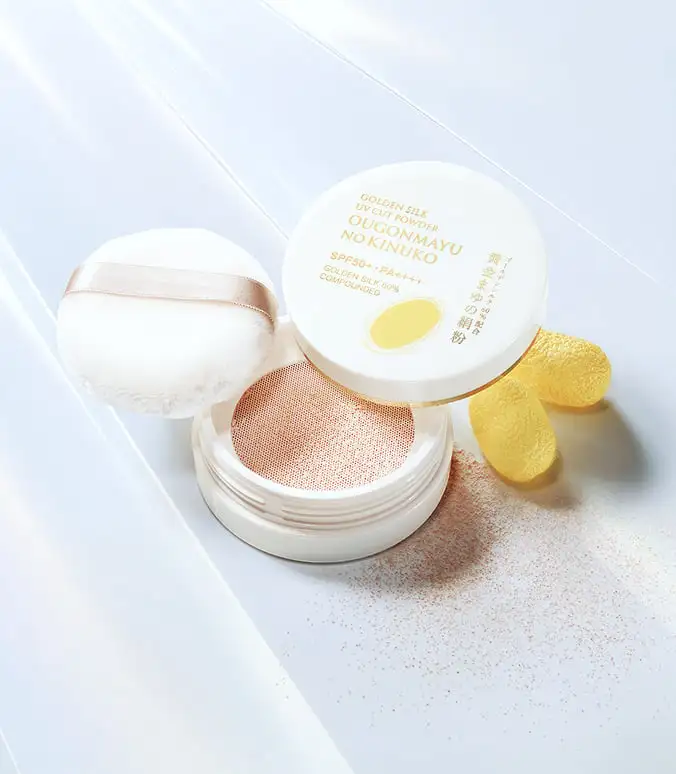 サムネイル：黄金まゆの絹粉