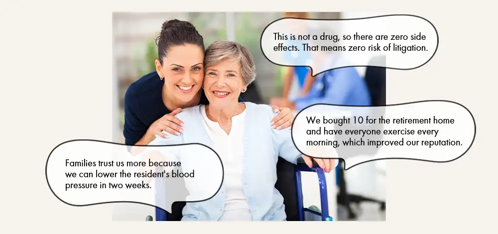 Retirement home, gym, & caregiving supply wholesaler