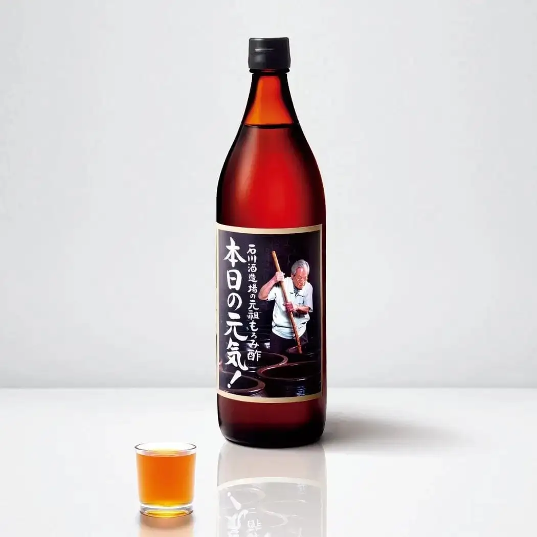 石川酒造場の元祖もろみ酢 本日の元気！