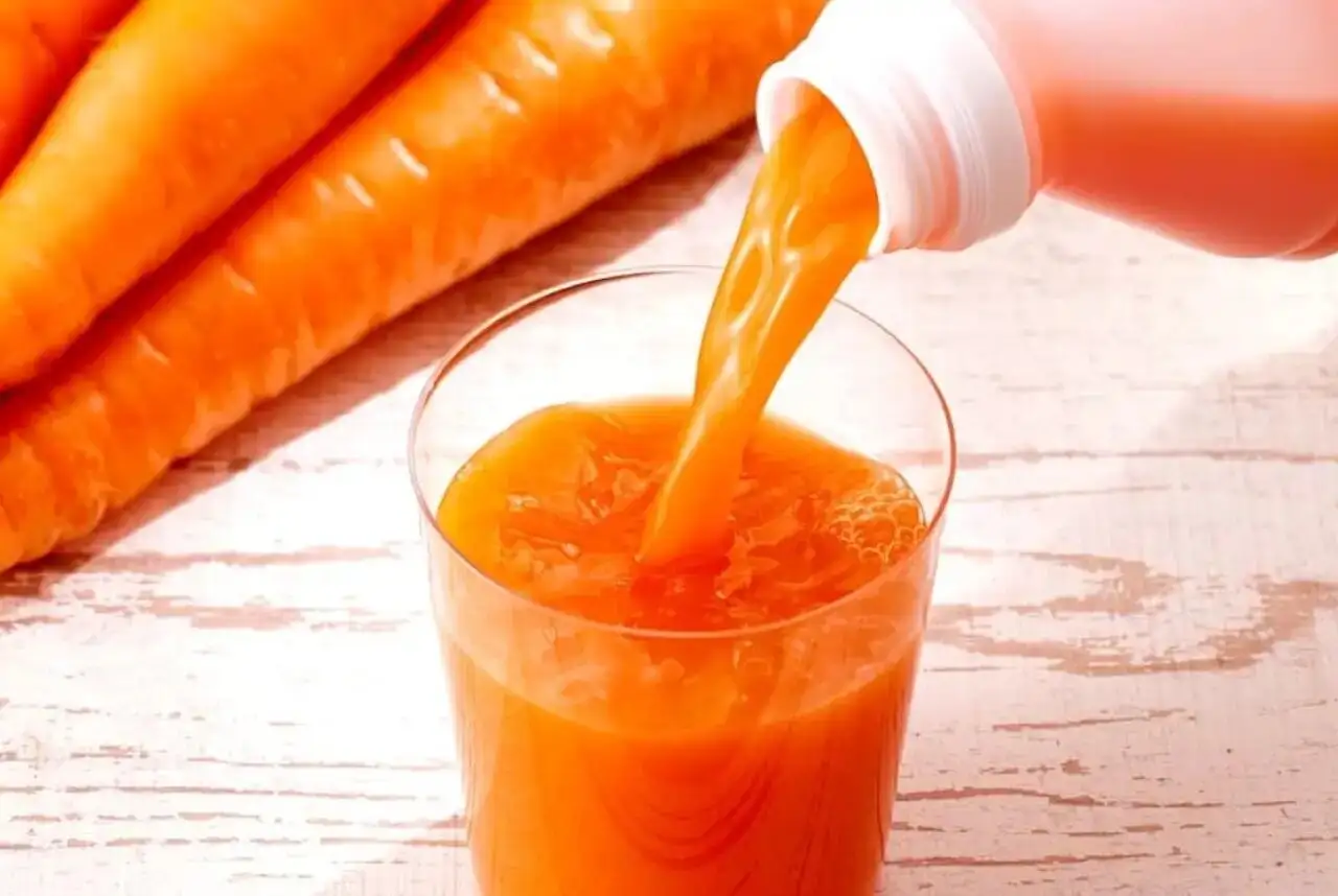 にんじんの搾り汁