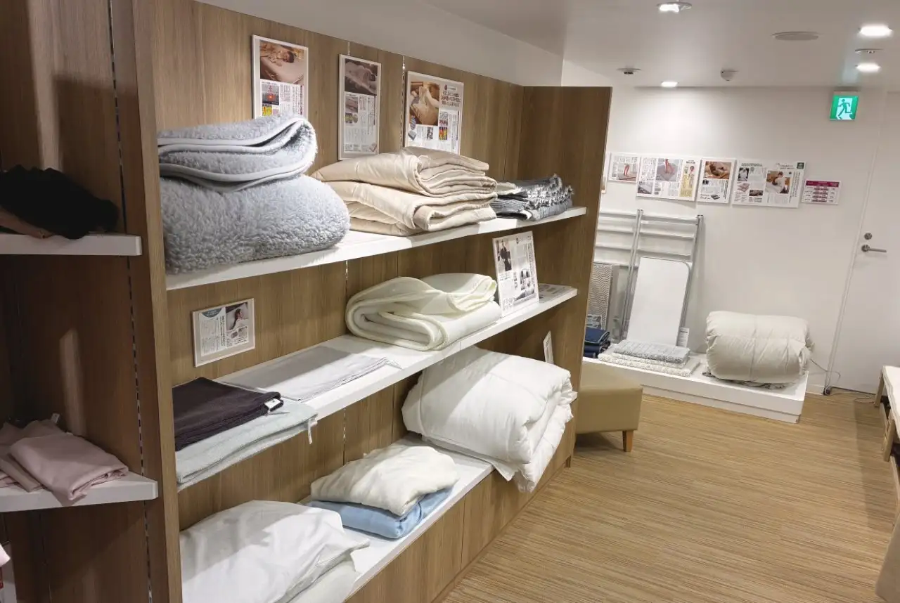 ショールームの右奥のコーナー