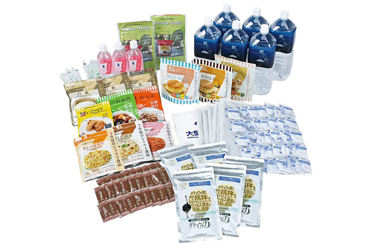 画像：3日間防災備蓄セット