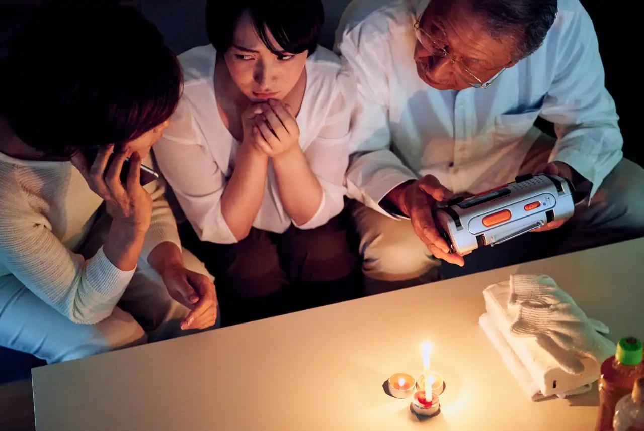 画像：断水対策と停電対策