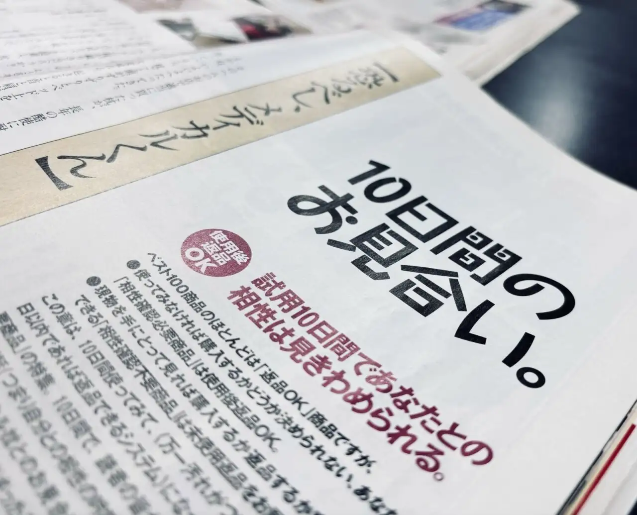 商品の紹介なのに作家の日記が読める