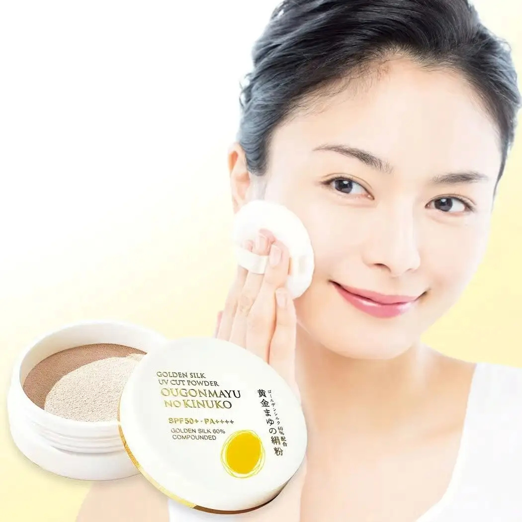 黄金まゆの絹粉