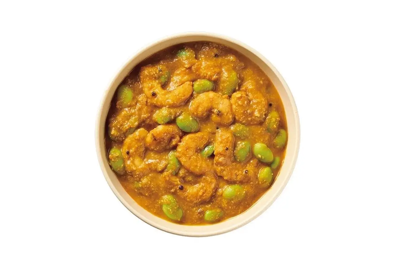 海老と人参の黄カレー