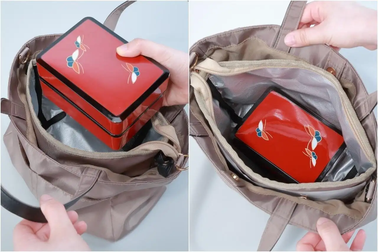 弁当箱入りトート