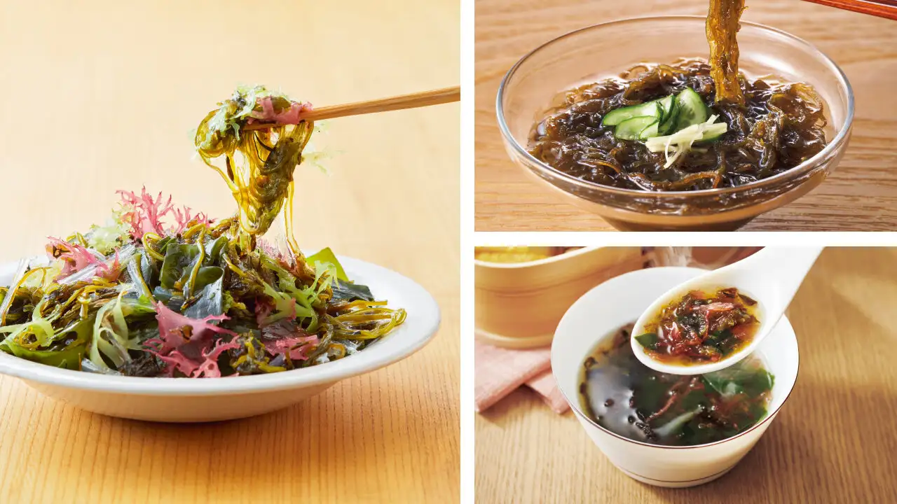 画像：暑くて料理がしんどい夏に。食欲が落ちる日も海藻でラクに1品追加。