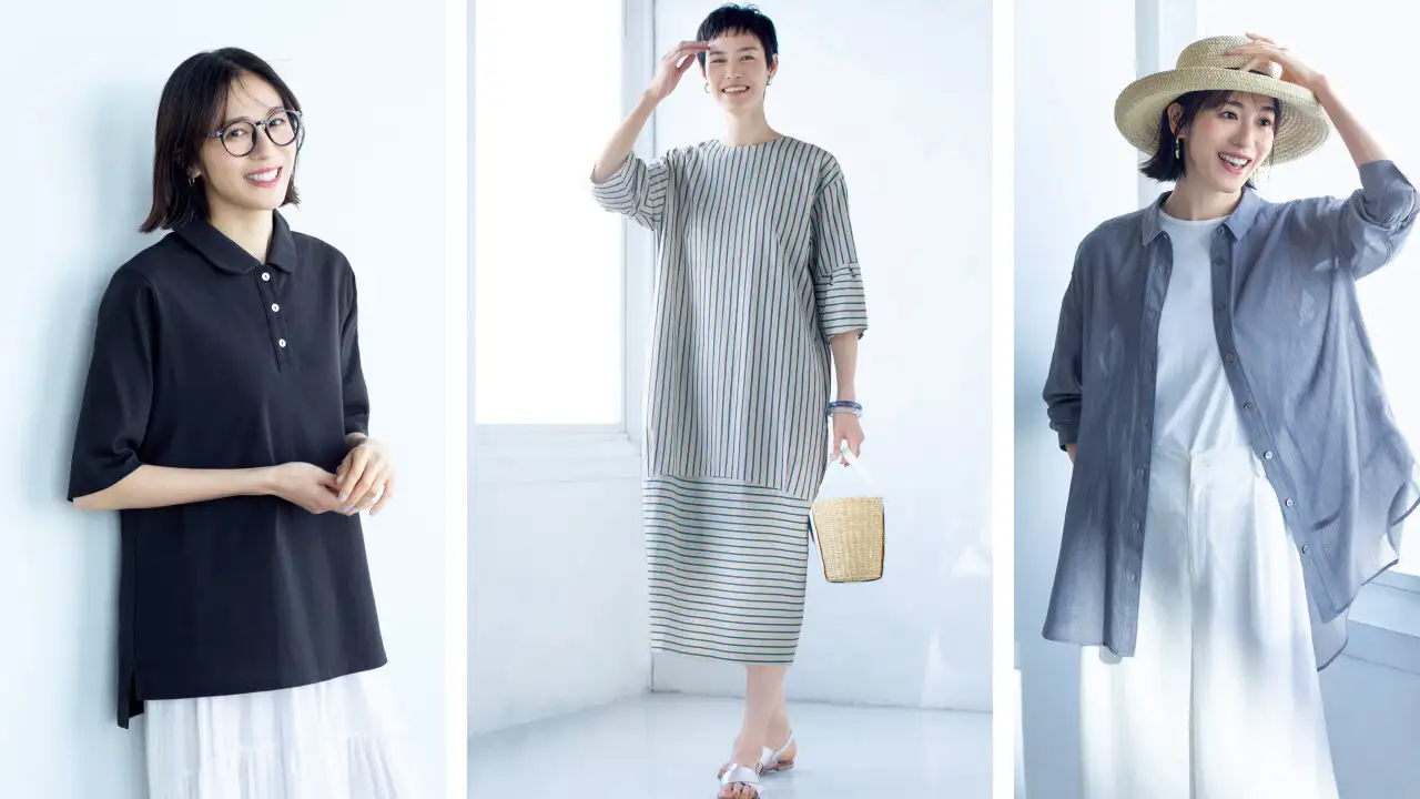画像：肌に張りつかず、風が通る。暑さ知らずになる天然素材の夏服3選