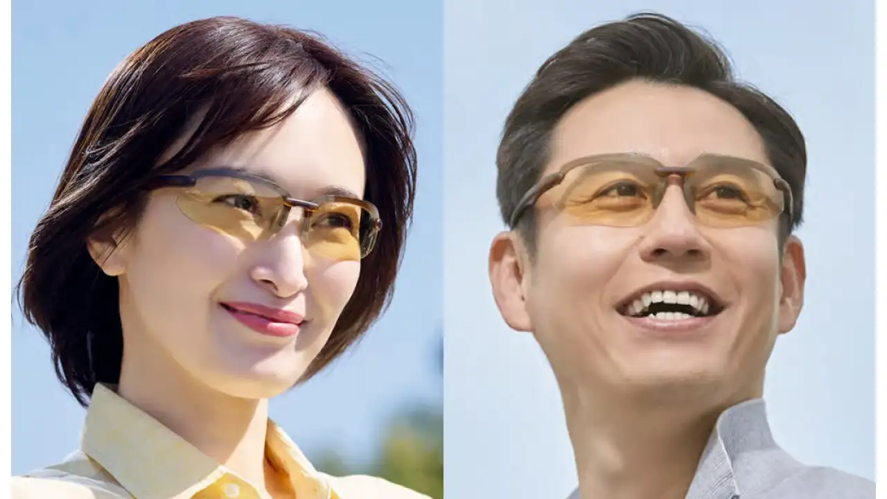 商品『メラニーナ』のスポーツタイプを着用しているモデルの男性と女性