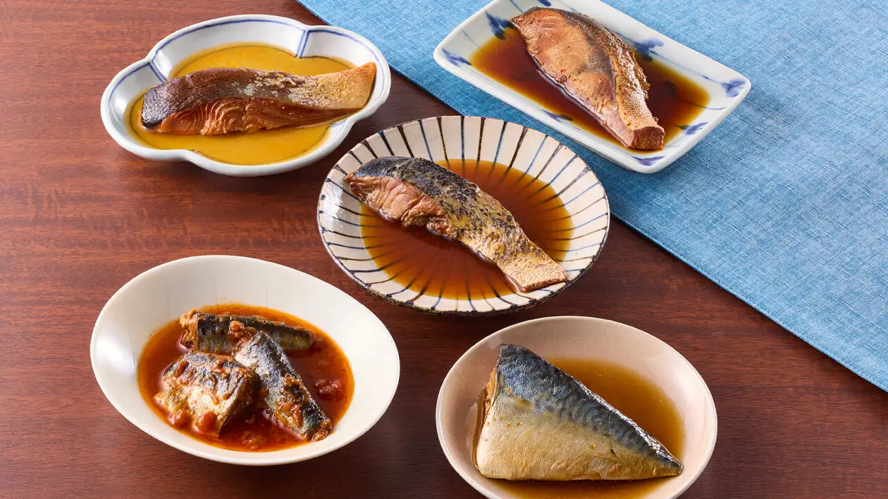 いわしやサバなど煮魚5種
