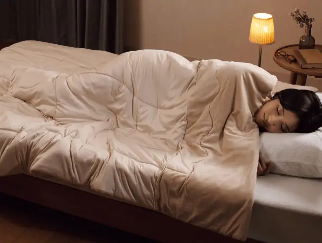 画像：フジヒートのわた入り肌掛（シングル・ダブル）