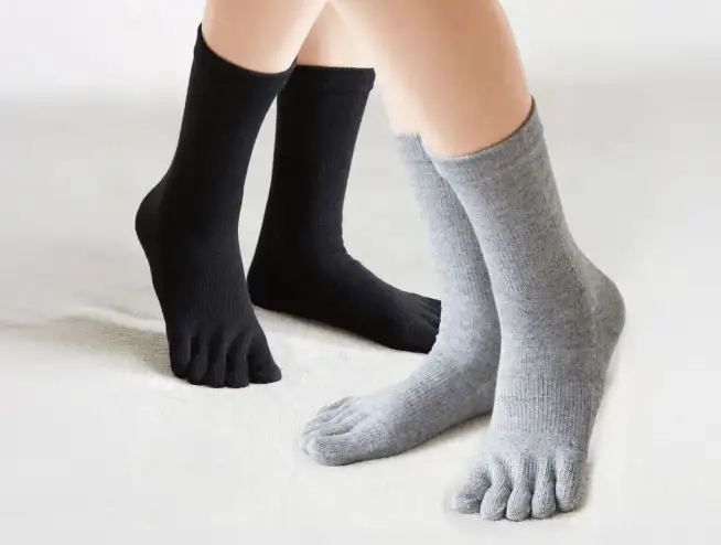 画像：フジヒートのソックス5本指