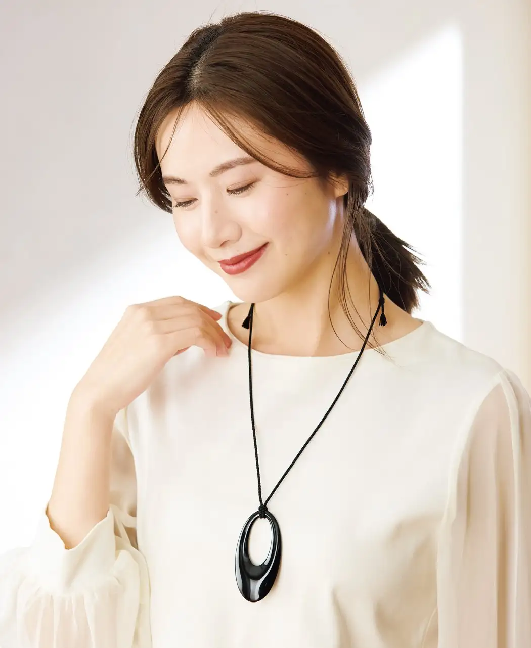 輪島塗ペンダント1