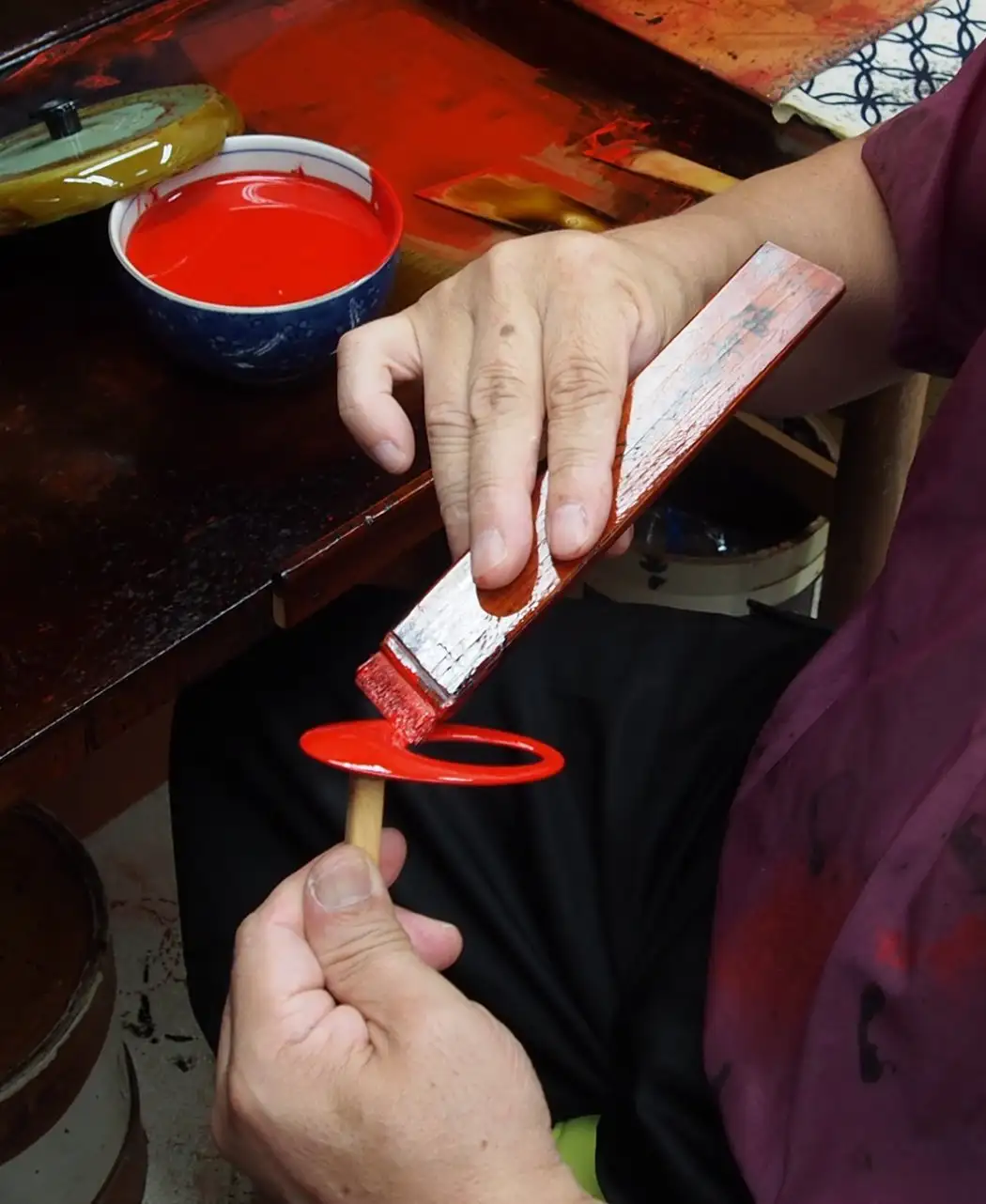 輪島塗ペンダント3