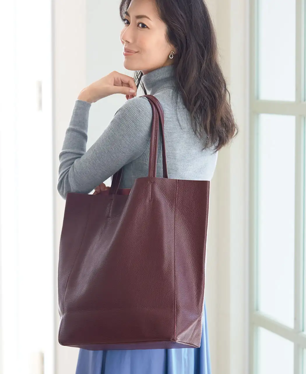 通販生活 イタリアンレザートート 公式 カタログハウスの通販サイト