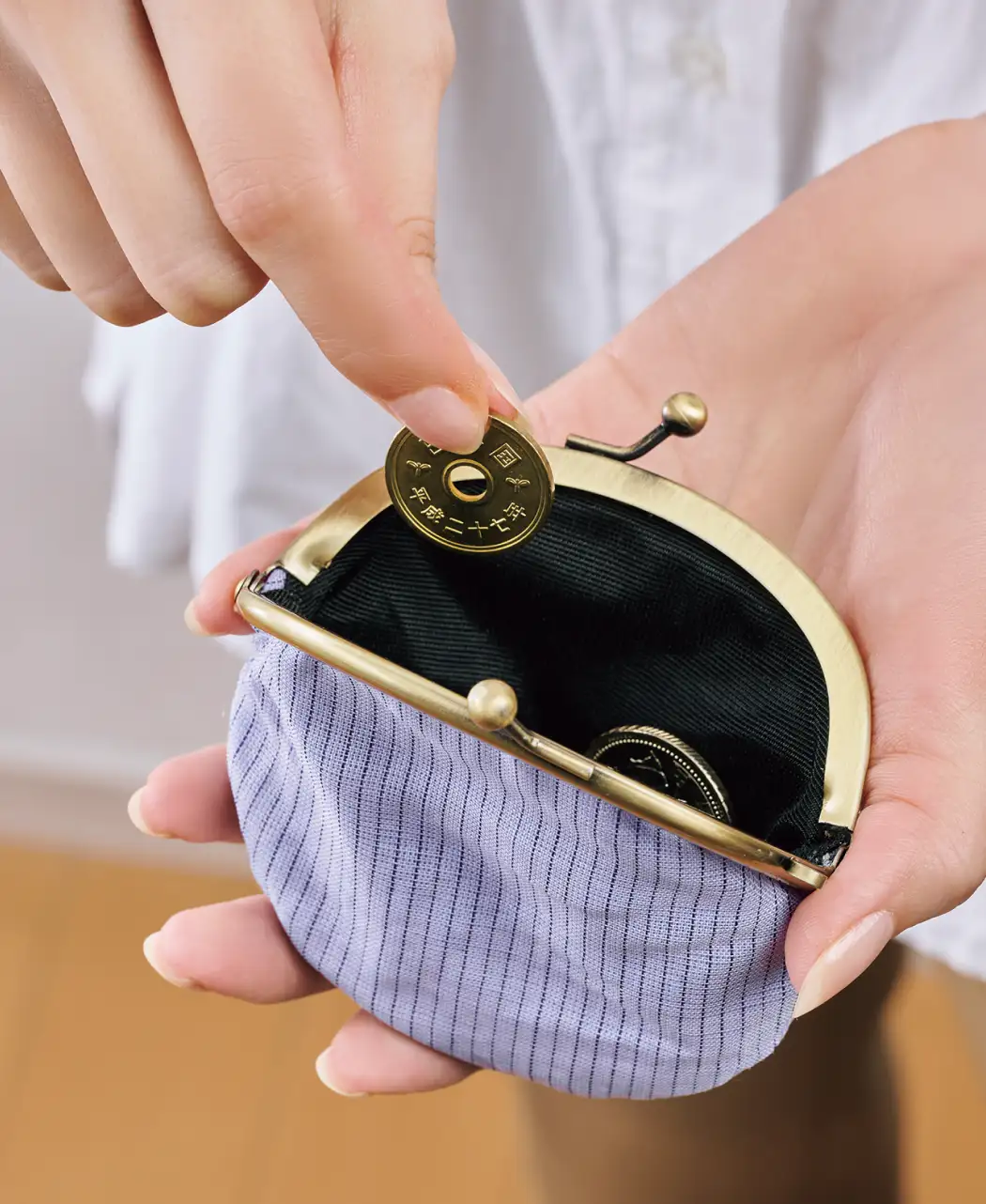 通販生活®能登上布 がま口財布｜【公式】カタログハウスの通販サイト