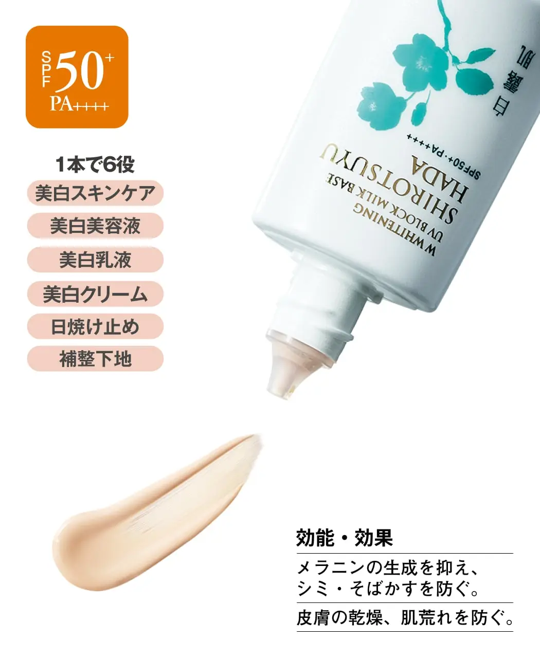 薬用美白UV下地「白露肌-しろつゆはだ-」1