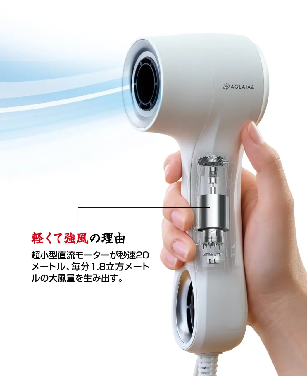 大風量小型ドライヤー　かるふわ0