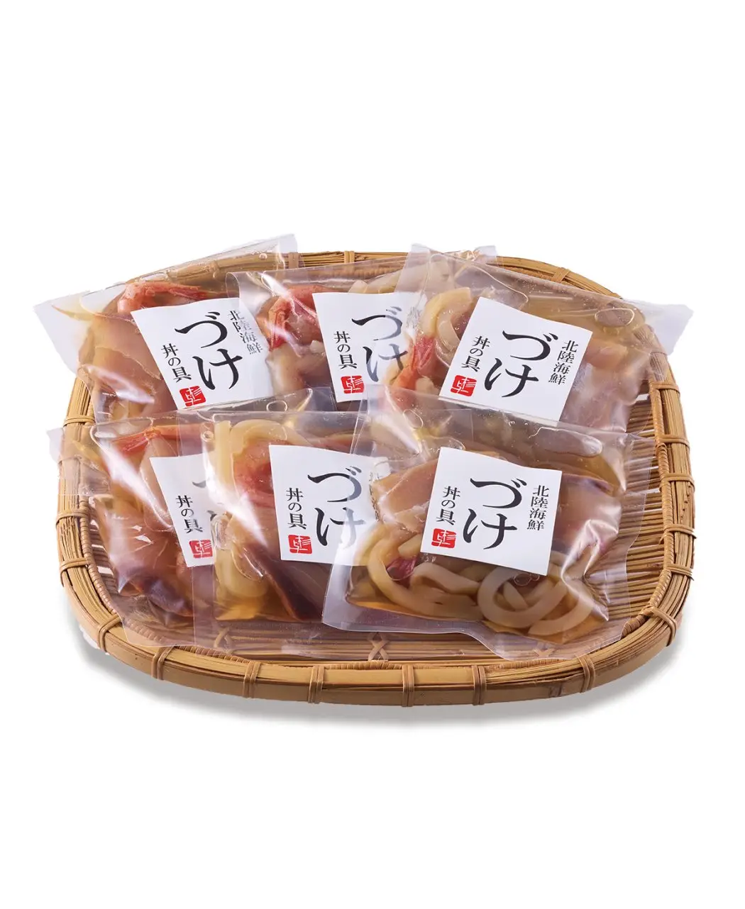 北陸海鮮漬け丼の具（6食組）1