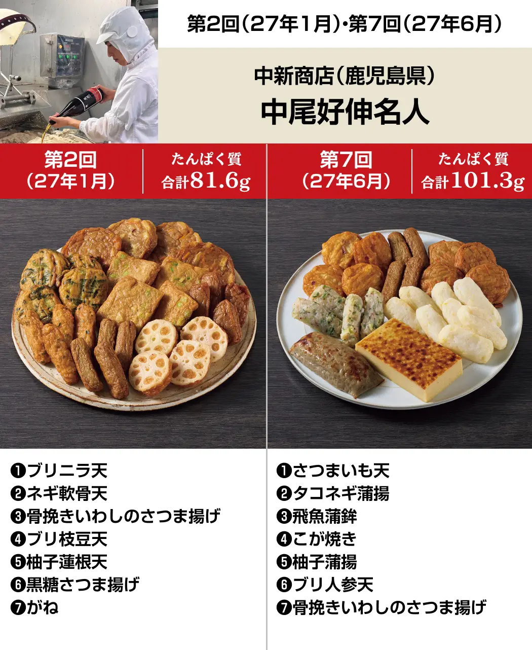 老舗5店の本物の練り物10ヵ月頒布会3