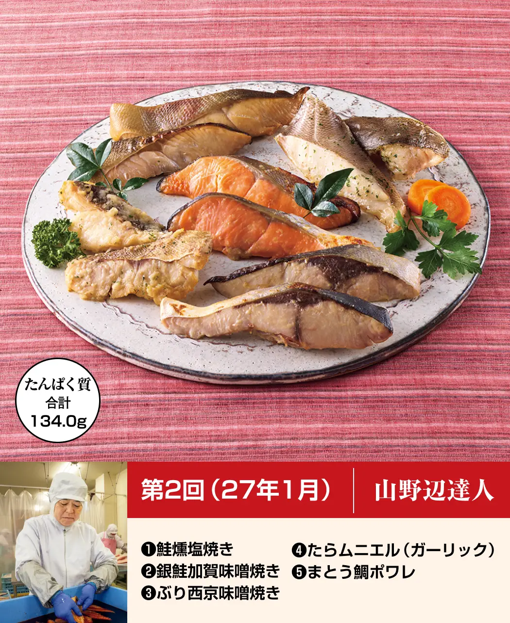 達人のうまい焼き魚10ヵ月頒布会3