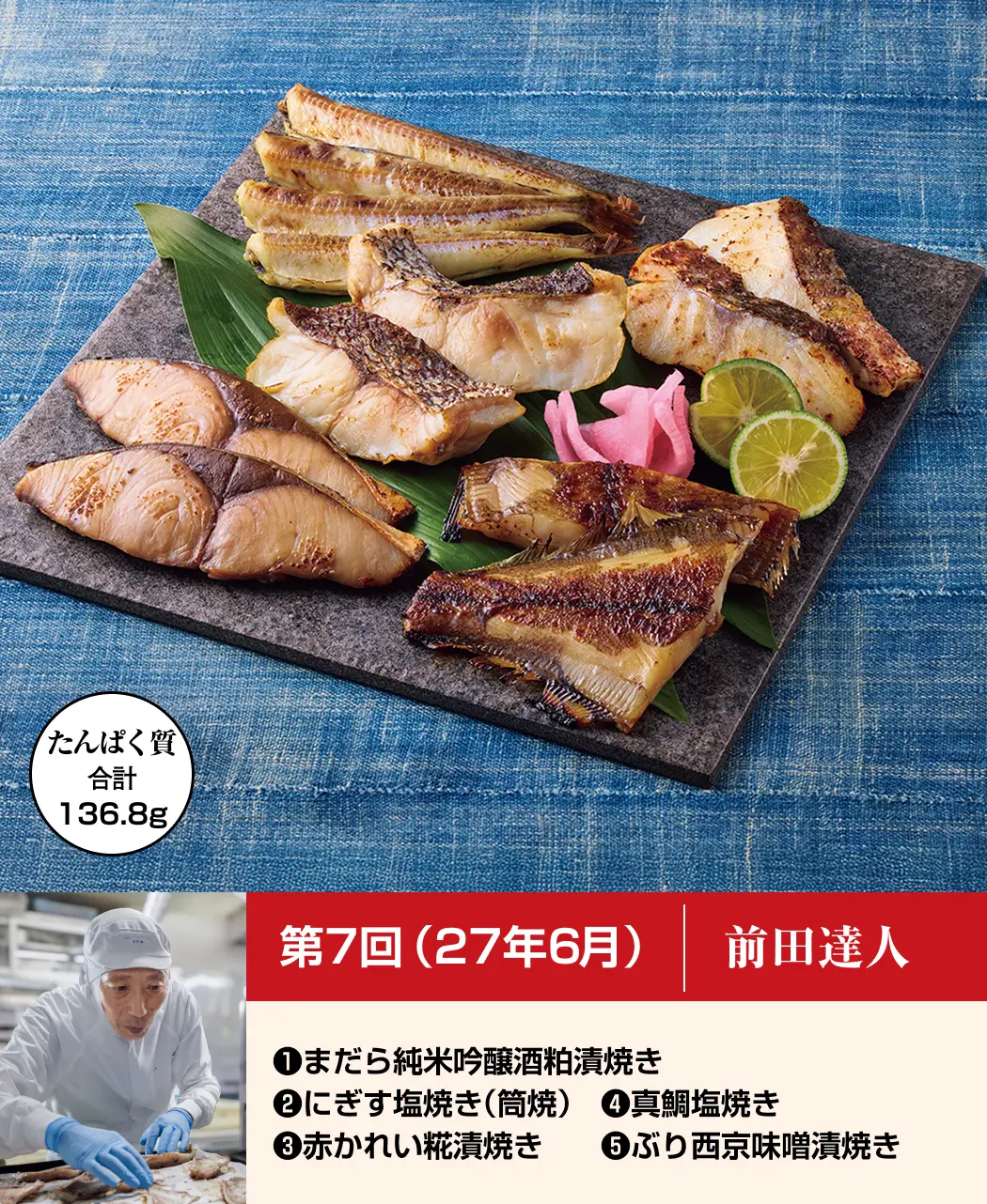 達人のうまい焼き魚10ヵ月頒布会8