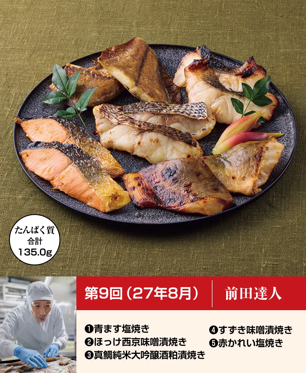 達人のうまい焼き魚10ヵ月頒布会10