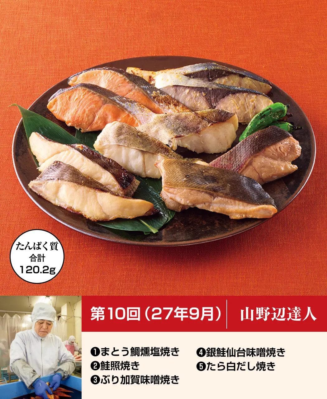 達人のうまい焼き魚10ヵ月頒布会11