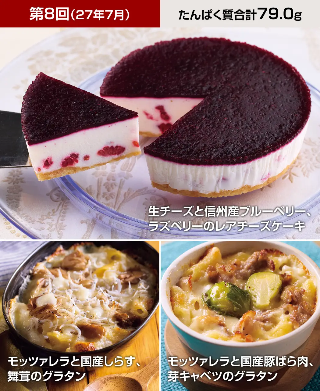 グラタン&チーズケーキ8ヵ月頒布会8
