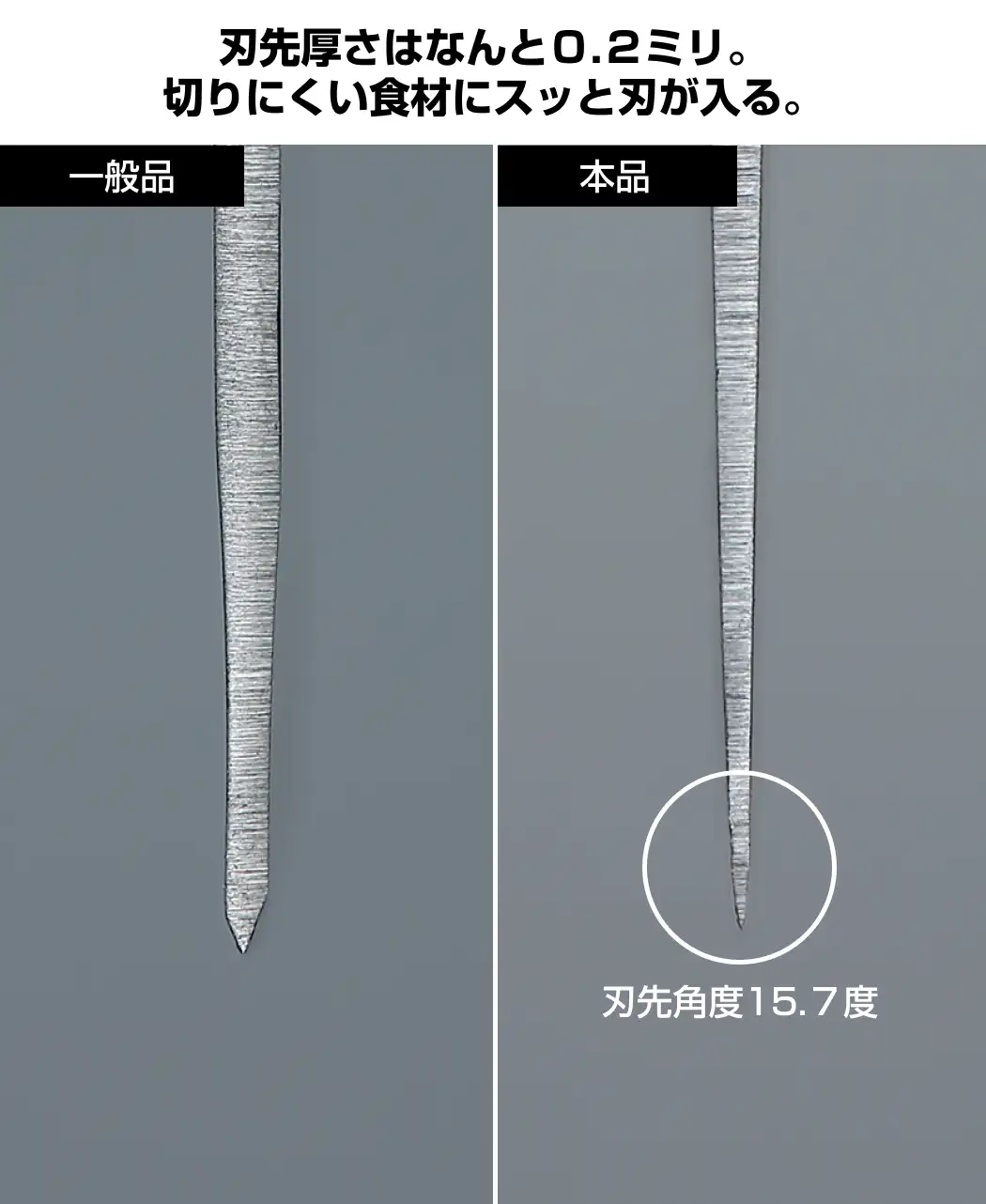 通販生活®超極薄刃包丁「極閃-ごくせん-」｜【公式】カタログハウスの