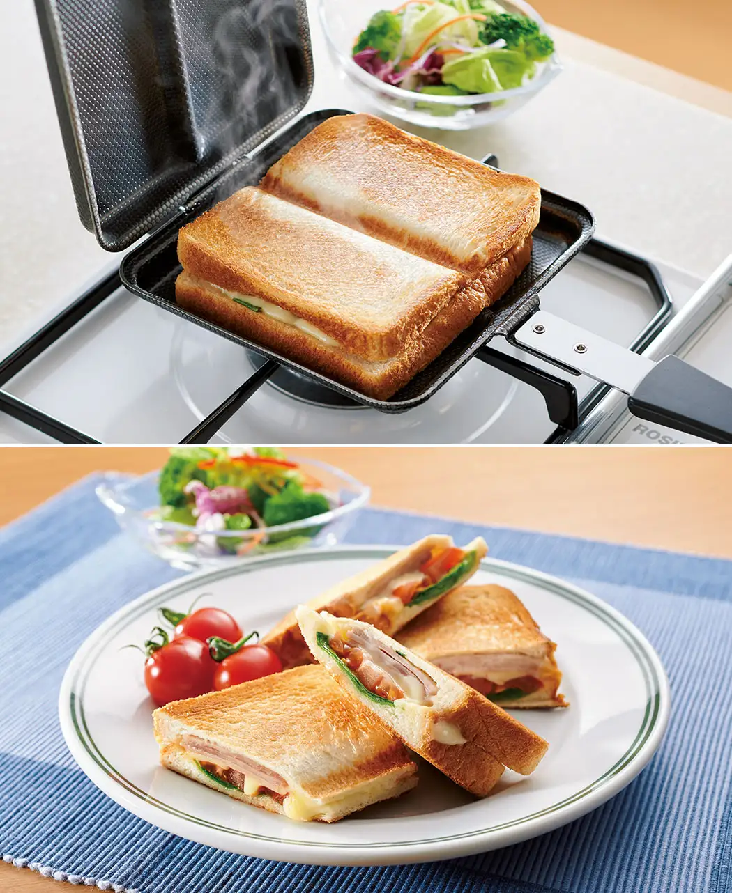 8時だよ 通販生活 2分割ホットサンド器 公式 カタログハウスの通販サイト
