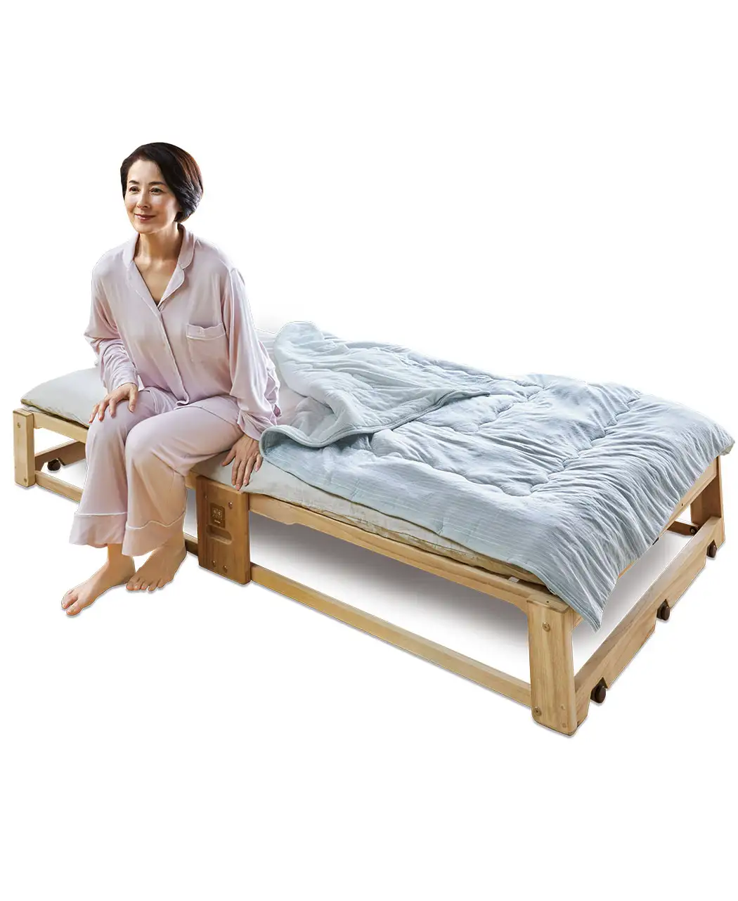 8時だよ 通販生活 桐の畳めるベッド 桐優 公式 カタログハウスの通販サイト