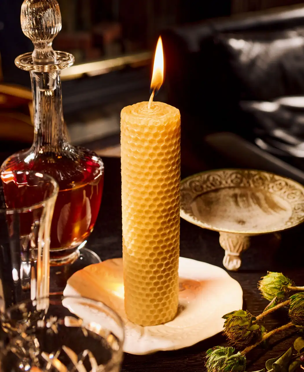 通販生活®蜜蝋キャンドル（2本組）｜【公式】カタログハウスの通販サイト