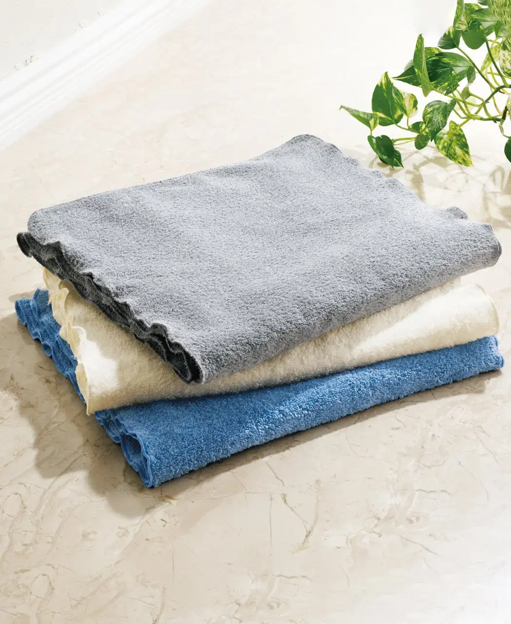 のびのびタオル　3色組2