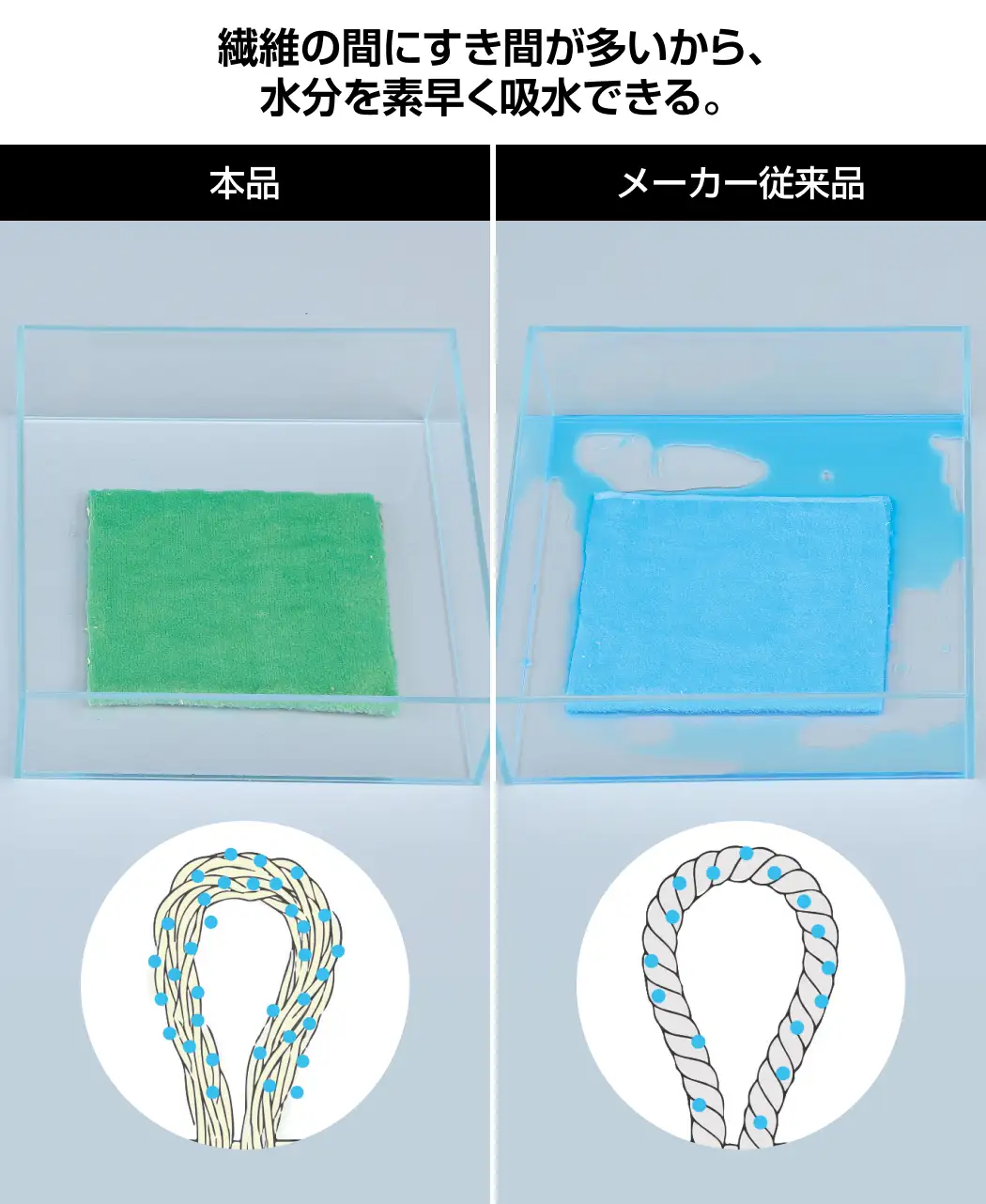 のびのびタオル 3色組5