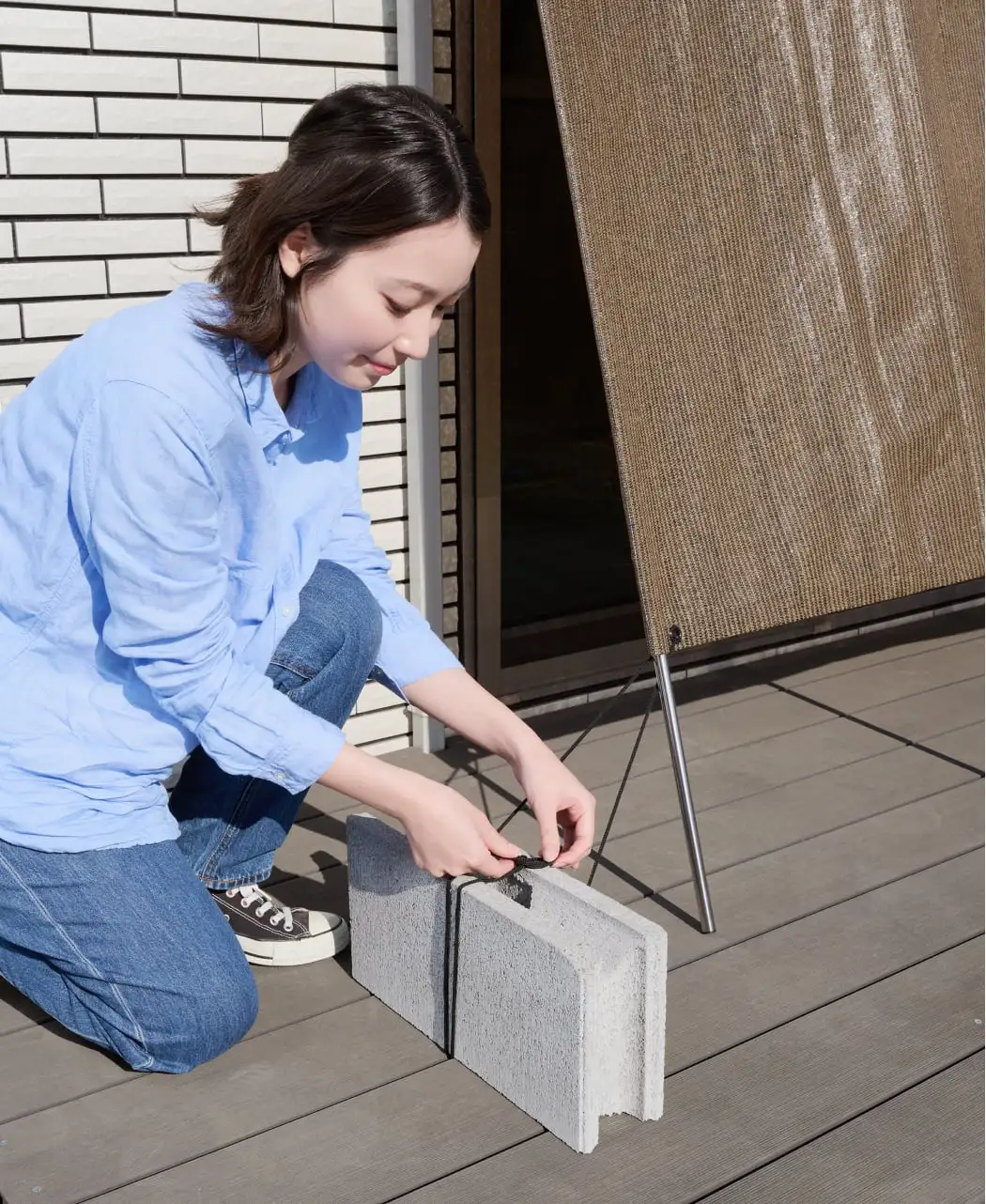 立てかけシェード2