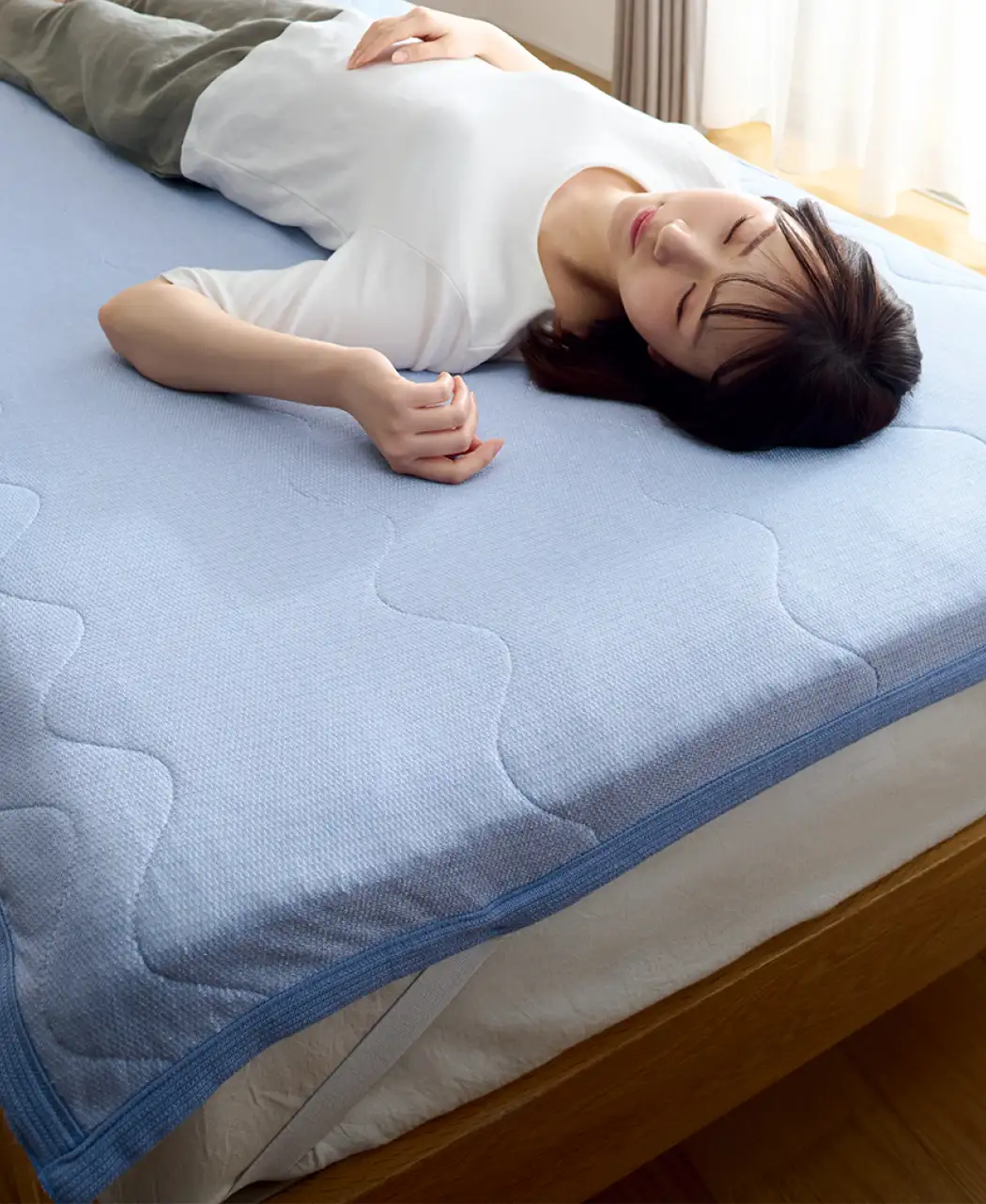 通販生活®さらさら脱脂コットン敷パッド｜【公式】カタログハウスの