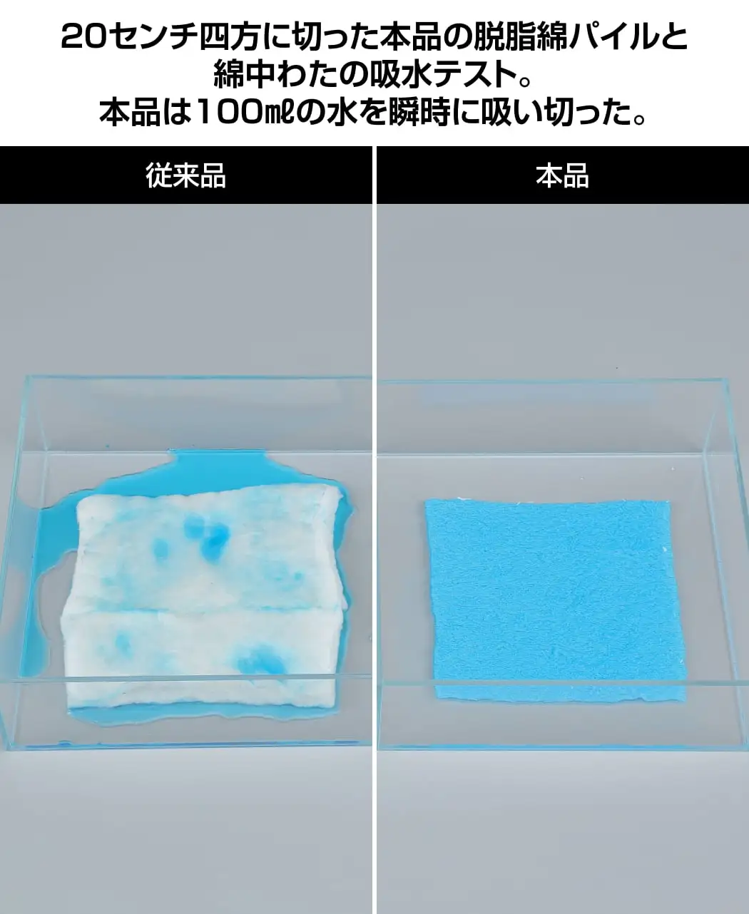 さらさら脱脂コットン敷パッド1