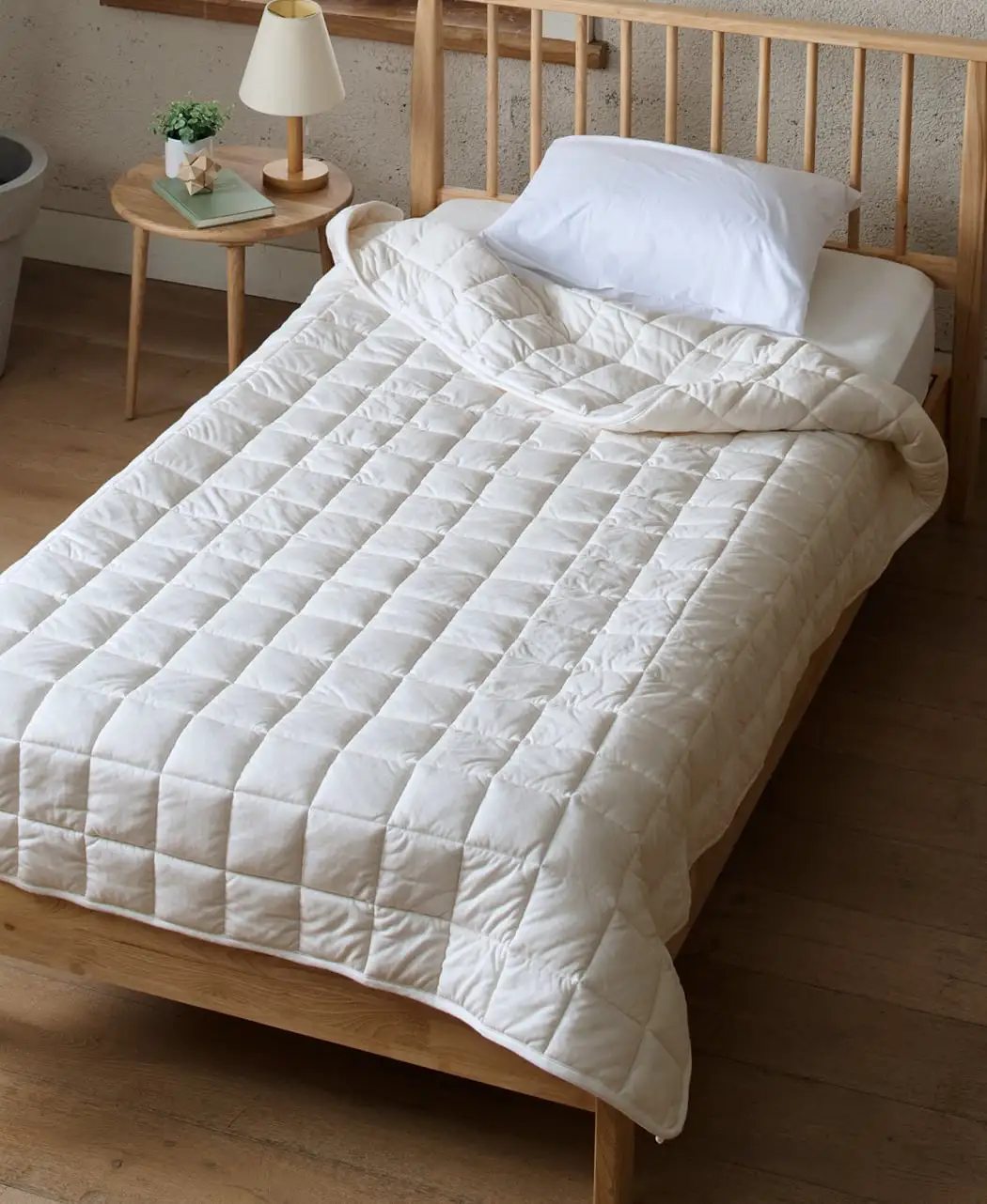 通販生活のシャホリーウールパッド・肌かけふとん13