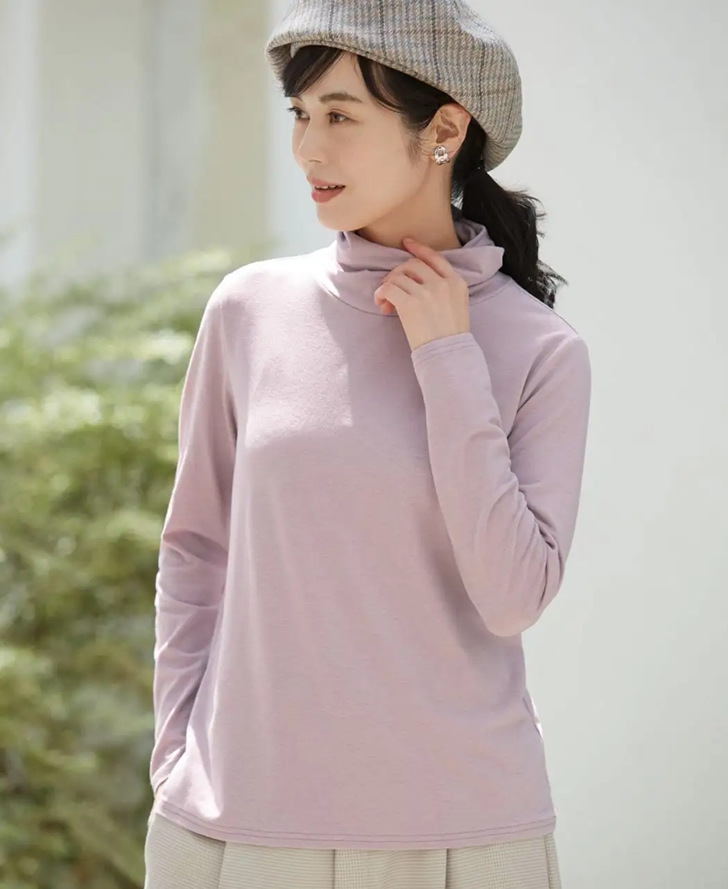 スエード調カットソー11