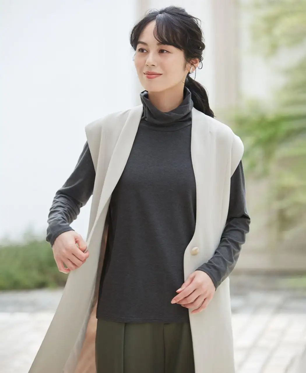 スエード調カットソー6