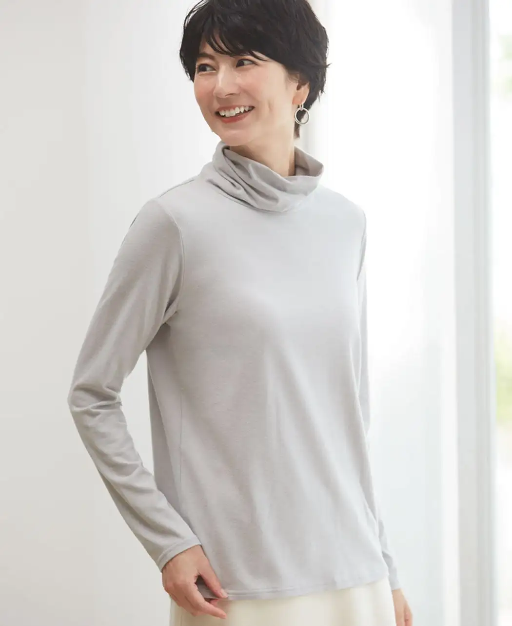 スエード調カットソー13