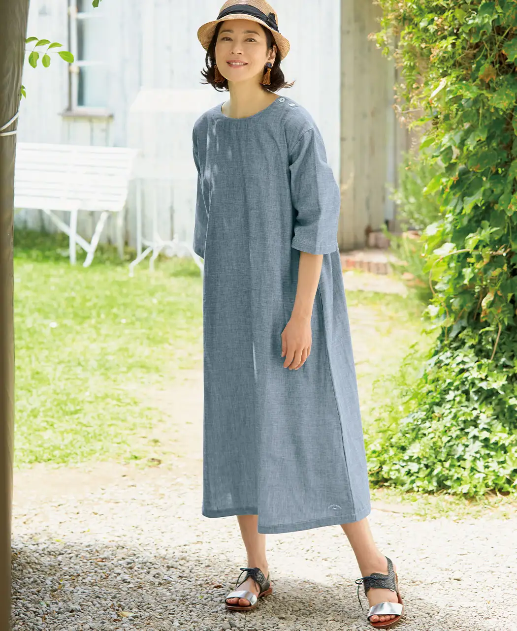 通販生活 熟成コットンワンピース 公式 カタログハウスの通販サイト 通販生活 熟成コットンワンピース 公式 カタログハウスの通販サイト