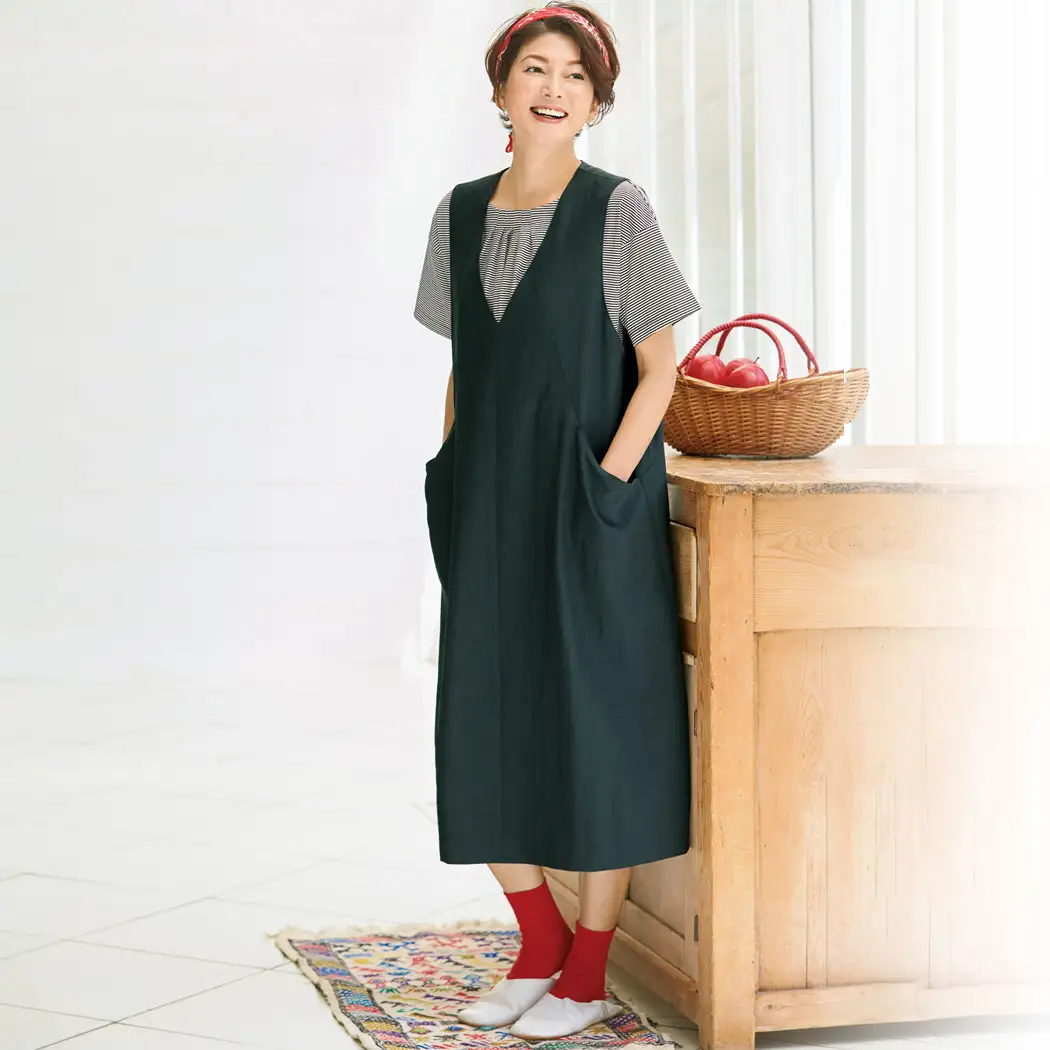 8時だよ 通販生活 チュニック ワンピース 公式 カタログハウスの通販サイト