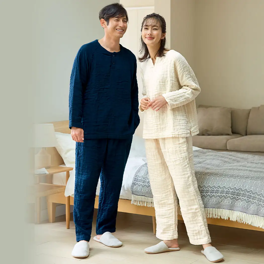 グレイ系 M新品本物 通販生活 Uchinoマシュマロワッフルガーゼ パジャマ 女性用 パジャマ ルームウェア パジャマ グレイ系m 11 394 Www Laeknavaktin Is